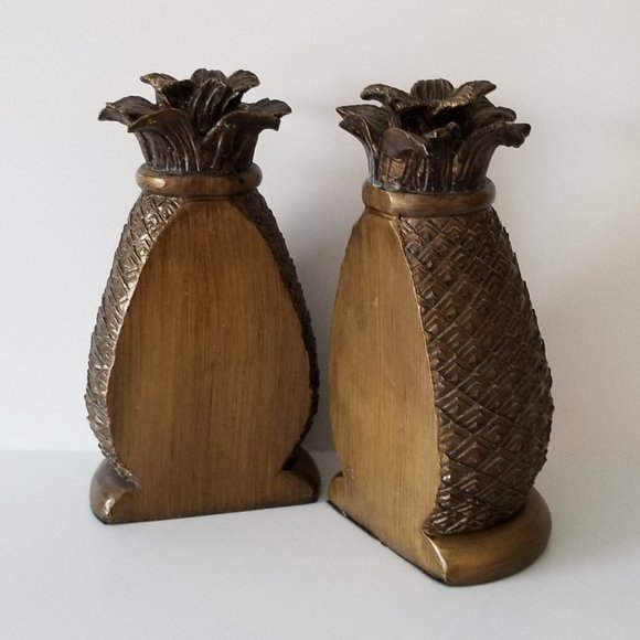 BOOKENDS - Wood Carved - VINTAGE - Picture 2 of 3